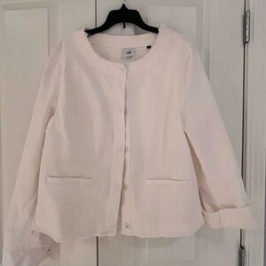 White denim jacket